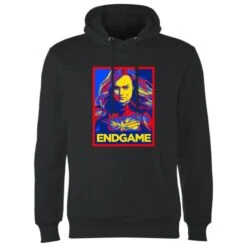 Avengers Endgame Captain Marvel Poster Hoodie - Black 9 Avengers Endgame Captain Marvel Poster Hoodie - Black -Fashion Clothing Shop 12073869 1814659024927255