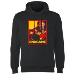 Marvel Avengers Endgame Iron Man Poster Hoodie - Black -Fashion Clothing Shop 12073893 4034659025489131