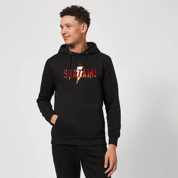 DC COMICS Shazam Logo Hoodie - Black 5 DC COMICS Shazam Logo Hoodie - Black - Image 3