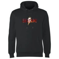 DC COMICS Shazam Logo Hoodie - Black 9 DC COMICS Shazam Logo Hoodie - Black -Fashion Clothing Shop 12082868 9044661573584470