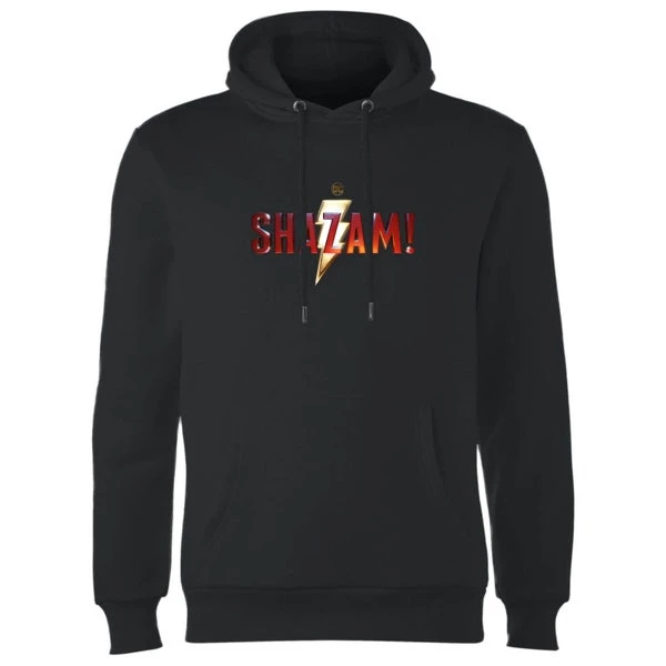 DC COMICS Shazam Logo Hoodie - Black 6 DC COMICS Shazam Logo Hoodie - Black - Image 4