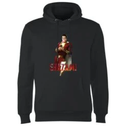 DC COMICS Shazam Bubble Gum Hoodie - Black -Fashion Clothing Shop 12082874 7784661574136035