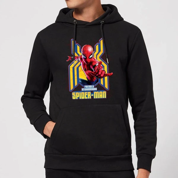 Marvel Spider Man Far From Home Friendly Neighborhood Spider-Man Hoodie - Black 3 Marvel Spider Man Far From Home Friendly Neighborhood Spider-Man Hoodie - Black