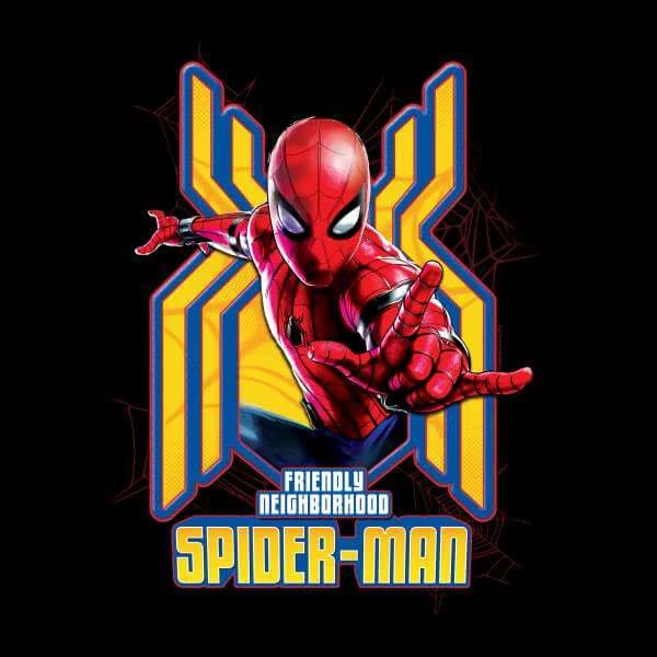 Marvel Spider Man Far From Home Friendly Neighborhood Spider-Man Hoodie - Black 4 Marvel Spider Man Far From Home Friendly Neighborhood Spider-Man Hoodie - Black - Image 2