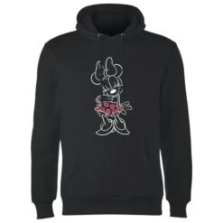 Disney Mini Mouse Line Art Hoodie - Black -Fashion Clothing Shop 12223173 5494689836879784