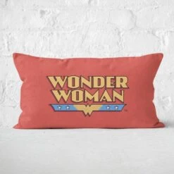 DC Cushions Retro Wonder Woman DC 30x50cm Rectangle Cushion Rectangular Cushion
