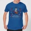 DC COMICS Superman May Your Holidays Be Super Men's Christmas T-Shirt - Royal Blue -Fashion Clothing Shop 12336696 1424714272216003