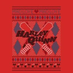 DC COMICS Harley Quinn Men's Christmas T-Shirt - Red 17 DC COMICS Harley Quinn Men's Christmas T-Shirt - Red -Fashion Clothing Shop 12336702 1294714192027167