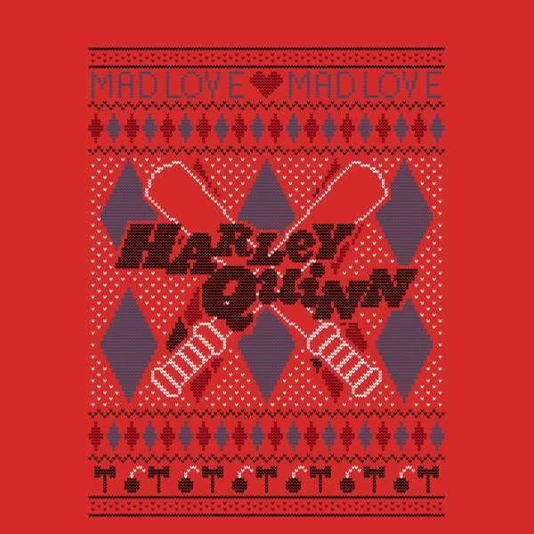 DC COMICS Harley Quinn Men's Christmas T-Shirt - Red 10 DC COMICS Harley Quinn Men's Christmas T-Shirt - Red - Image 8