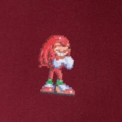 Sega Knuckles Retro Unisex Hoodie - Burgundy -Fashion Clothing Shop 12377820 9714746339960915