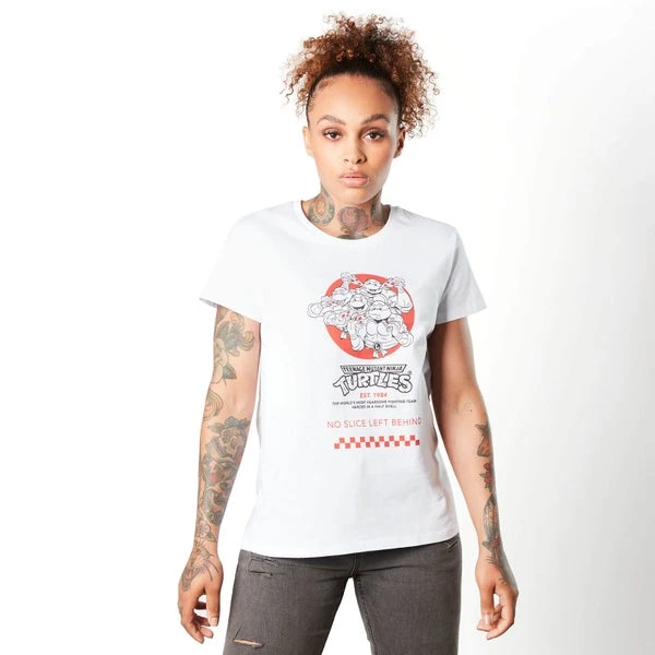 Teenage Mutant Ninja Turtles By The Slice Women's T-Shirt - White 3 Teenage Mutant Ninja Turtles By The Slice Women's T-Shirt - White