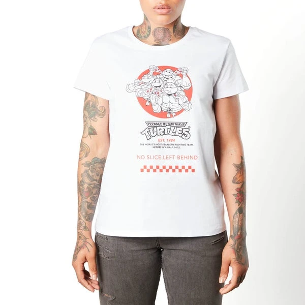 Teenage Mutant Ninja Turtles By The Slice Women's T-Shirt - White 4 Teenage Mutant Ninja Turtles By The Slice Women's T-Shirt - White - Image 2