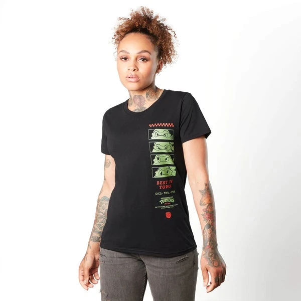Teenage Mutant Ninja Turtles Fearsome Fighting Team Women's T-Shirt - Black 3 Teenage Mutant Ninja Turtles Fearsome Fighting Team Women's T-Shirt - Black