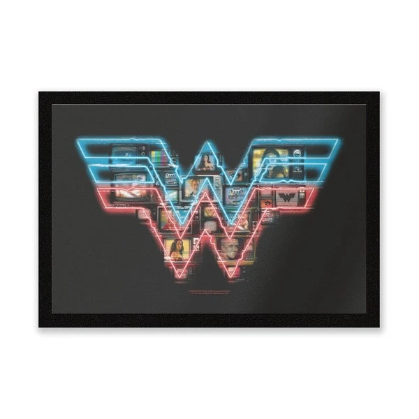 Wonder Woman Neon Sign Entrance Mat 3 Wonder Woman Neon Sign Entrance Mat