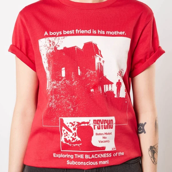Psycho Mother Knows Best Women's T-Shirt - Red 5 Psycho Mother Knows Best Women's T-Shirt - Red - Image 3