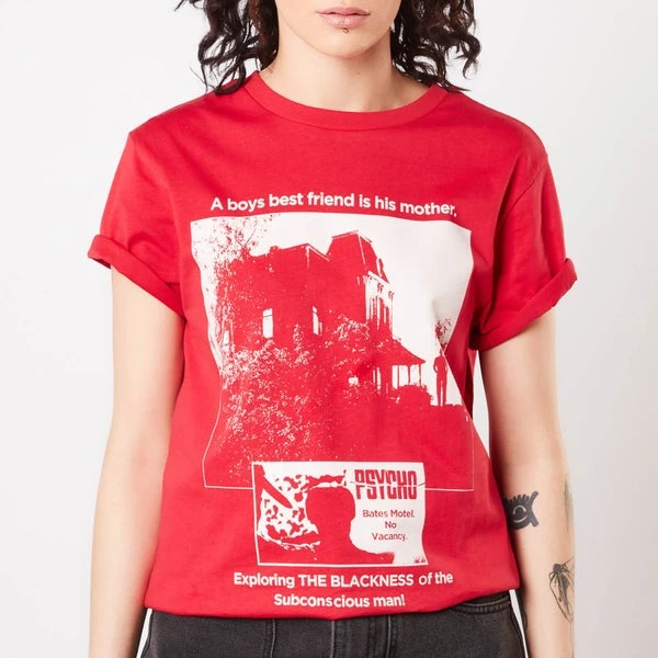 Psycho Mother Knows Best Women's T-Shirt - Red 6 Psycho Mother Knows Best Women's T-Shirt - Red - Image 4