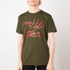 A Nightmare On Elm Street Welcome To My Nightmare Men's T-Shirt - Green 9 A Nightmare On Elm Street Welcome To My Nightmare Men's T-Shirt - Green -Fashion Clothing Shop 12699595 8194807820578632