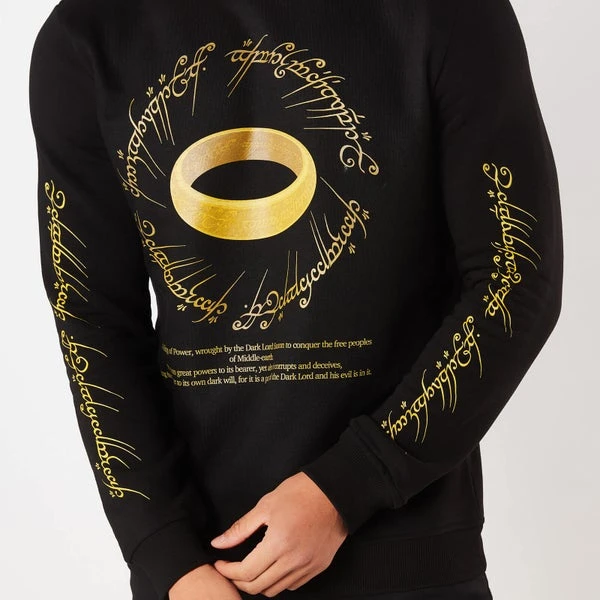Lord Of The Rings The One Ring Sweatshirt - Black 7 Lord Of The Rings The One Ring Sweatshirt - Black - Image 5