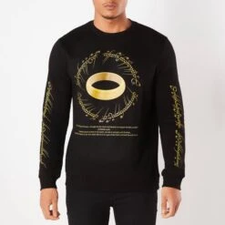 Lord Of The Rings The One Ring Sweatshirt - Black 13 Lord Of The Rings The One Ring Sweatshirt - Black -Fashion Clothing Shop 12715213 5434817343582420