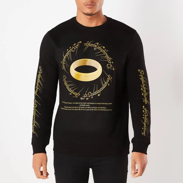 Lord Of The Rings The One Ring Sweatshirt - Black 8 Lord Of The Rings The One Ring Sweatshirt - Black - Image 6