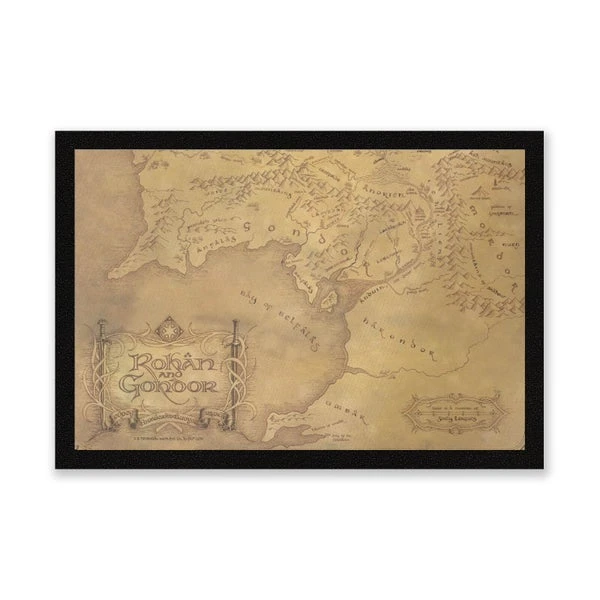 Lord Of The Rings Rohan And Gondor Entrance Mat 3 Lord Of The Rings Rohan And Gondor Entrance Mat