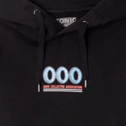 Sonic The Hedgehog Ring Collector Association Hoodie - Black -Fashion Clothing Shop 13050564 8734864256991567