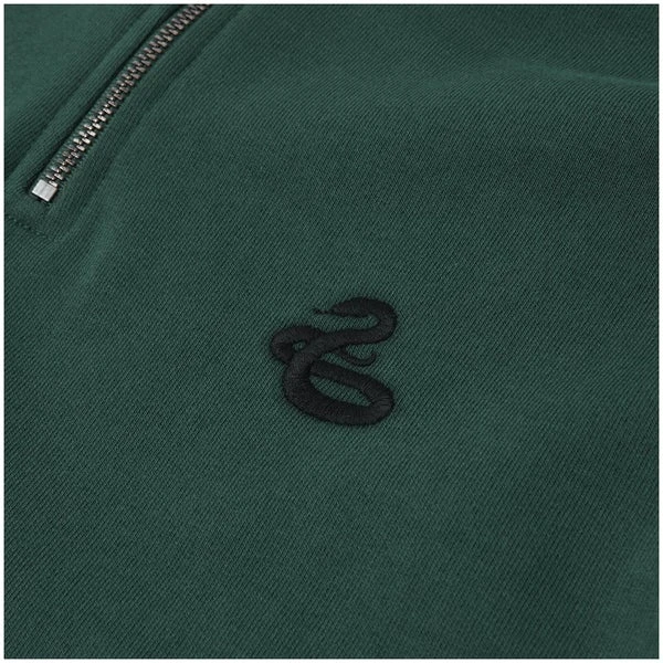 Slytherin House Women's Funnel Neck Cropped Sweater - Green 6 Slytherin House Women's Funnel Neck Cropped Sweater - Green - Image 4