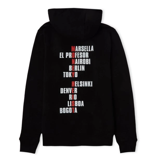 Money Heist Member Hoodie - Black 4 Money Heist Member Hoodie - Black - Image 2