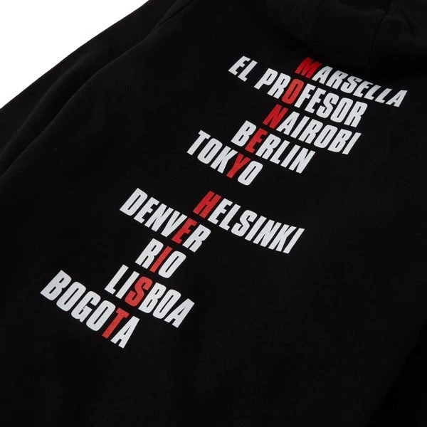 Money Heist Member Hoodie - Black 6 Money Heist Member Hoodie - Black - Image 4