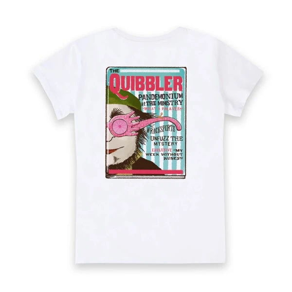 Harry Potter Luna Lovegood Quibbler Women's T-Shirt - White 4 Harry Potter Luna Lovegood Quibbler Women's T-Shirt - White - Image 2
