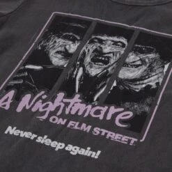 A Nightmare On Elm Street Dream Demon Women's T-Shirt Dress - Black Acid Wash -Fashion Clothing Shop 13367694 1024900549963014