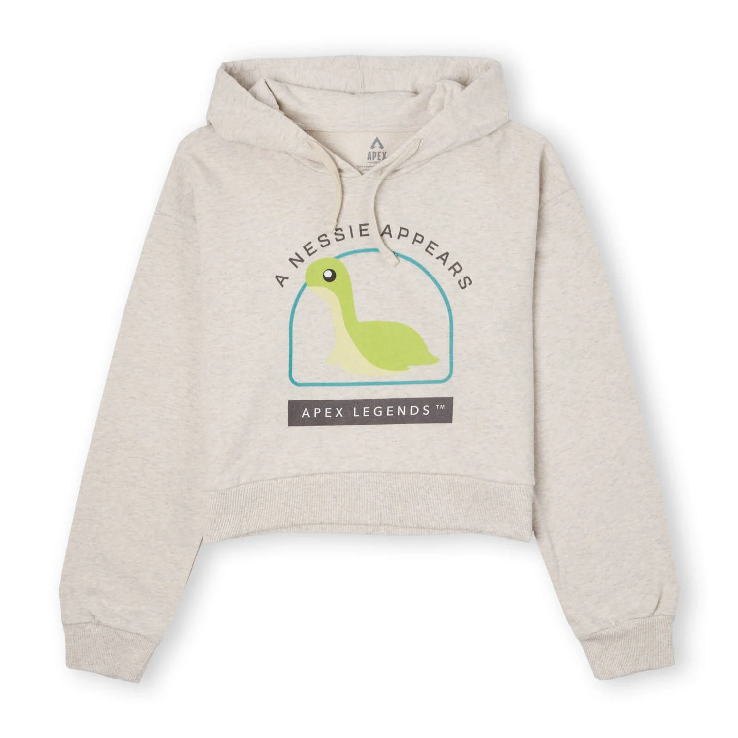 Apex Legends A Nessie Appears Women's Cropped Hoodie - Ecru Marl 3 Apex Legends A Nessie Appears Women's Cropped Hoodie - Ecru Marl