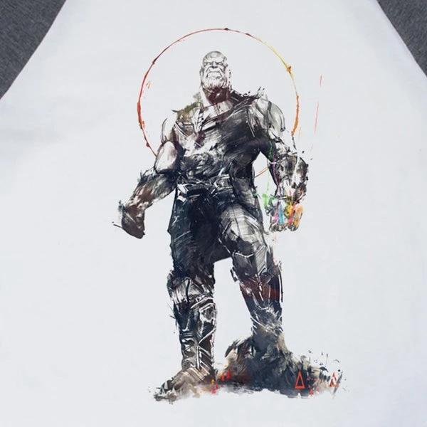 Marvel Thanos Women's Pyjama Set - Grey White 4 Marvel Thanos Women's Pyjama Set - Grey White - Image 2