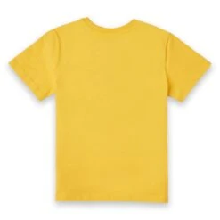 Jurassic Park Metallic Print Logo Kids' T-Shirt - Yellow -Fashion Clothing Shop 13482807 1904920786743061