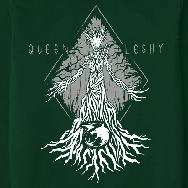 The Witcher Queen Leshy Hoodie - Green 4 The Witcher Queen Leshy Hoodie - Green - Image 2