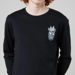 Crash Bandicoot Tiki Men's Long Sleeve T-Shirt - Black -Fashion Clothing Shop 13632098 1304936641491919