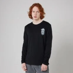 Crash Bandicoot Tiki Men's Long Sleeve T-Shirt - Black -Fashion Clothing Shop 13632098 1394936641379530