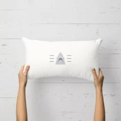 Jaws Mini Shark Rectangular Cushion -Fashion Clothing Shop 13713204 2114951406950734