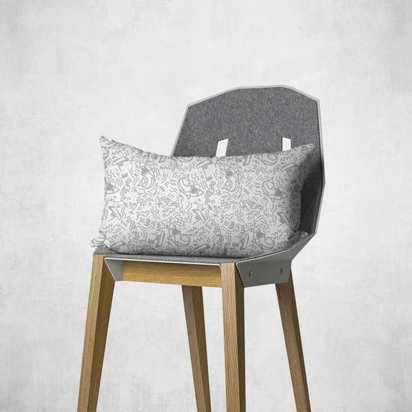 Jaws Doodles Rectangular Cushion 5 Jaws Doodles Rectangular Cushion - Image 3