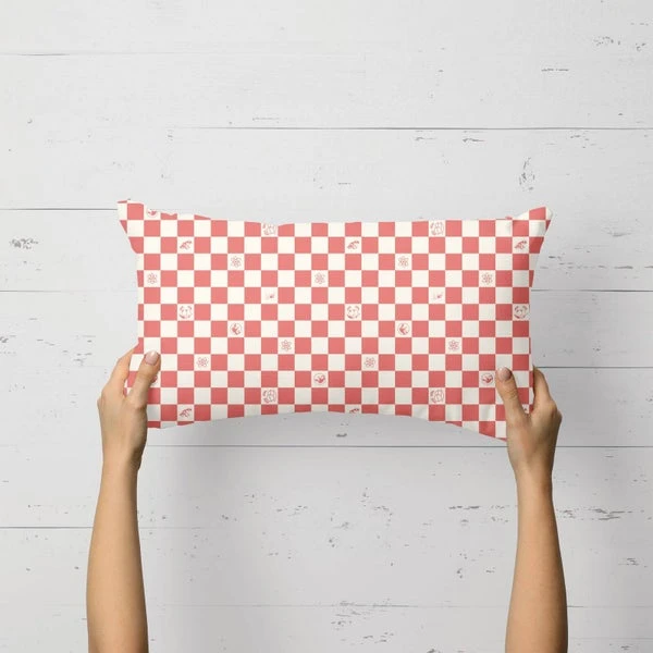 Jurassic Park Mr DNA Checker Board Rectangular Cushion 4 Jurassic Park Mr DNA Checker Board Rectangular Cushion - Image 2