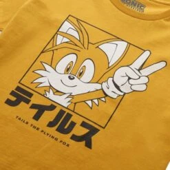 Sonic The Hedgehog Tails Katakana Women's T-Shirt - Mustard 7 Sonic The Hedgehog Tails Katakana Women's T-Shirt - Mustard -Fashion Clothing Shop 13715659 2074947236364603