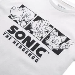 Sonic The Hedgehog Trio Women's T-Shirt - White 7 Sonic The Hedgehog Trio Women's T-Shirt - White -Fashion Clothing Shop 13715676 7864946423839950