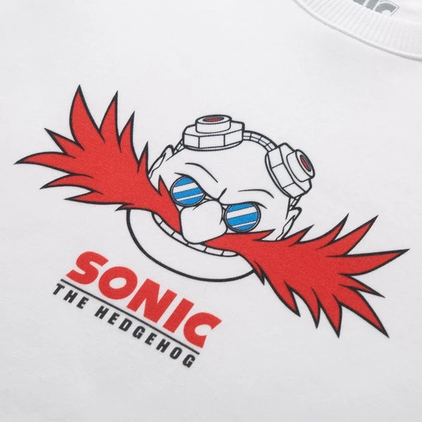 Sonic The Hedgehog Eggmans Master Plan Sweatshirt - White 5 Sonic The Hedgehog Eggmans Master Plan Sweatshirt - White - Image 3