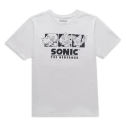 Sonic The Hedgehog Trio Men's T-Shirt - White