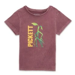 Fantastic Beasts Pickett Kids' T-Shirt - Burgundy Acid Wash