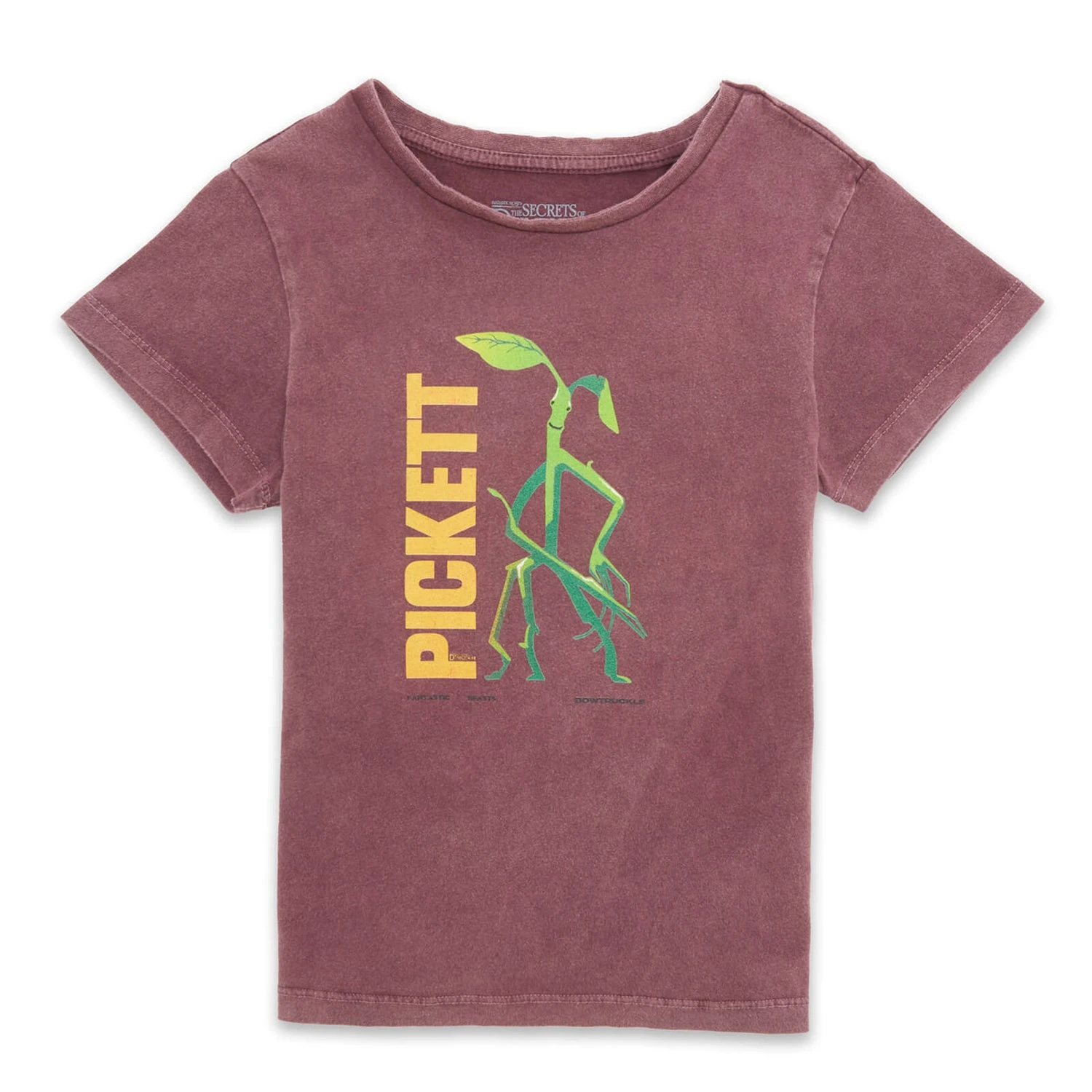 Fantastic Beasts Pickett Kids' T-Shirt - Burgundy Acid Wash 3 Fantastic Beasts Pickett Kids' T-Shirt - Burgundy Acid Wash