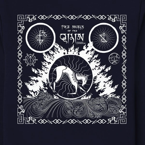 Fantastic Beasts Qilin Symbols Sweatshirt - Navy 5 Fantastic Beasts Qilin Symbols Sweatshirt - Navy - Image 3