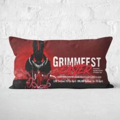 Grimmfest 2022 Grimmfest Easter Rectangular Cushion