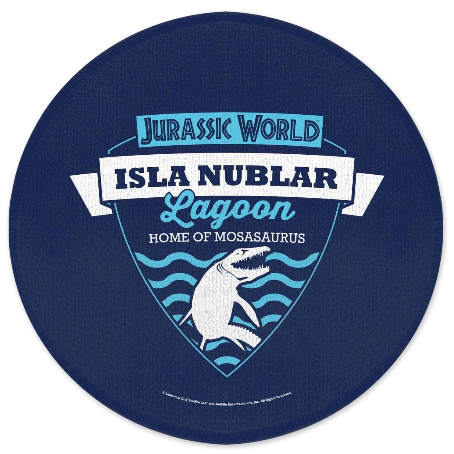 Jurassic Park Isla Nublar Lagoon Round Bath Mat 3 Jurassic Park Isla Nublar Lagoon Round Bath Mat