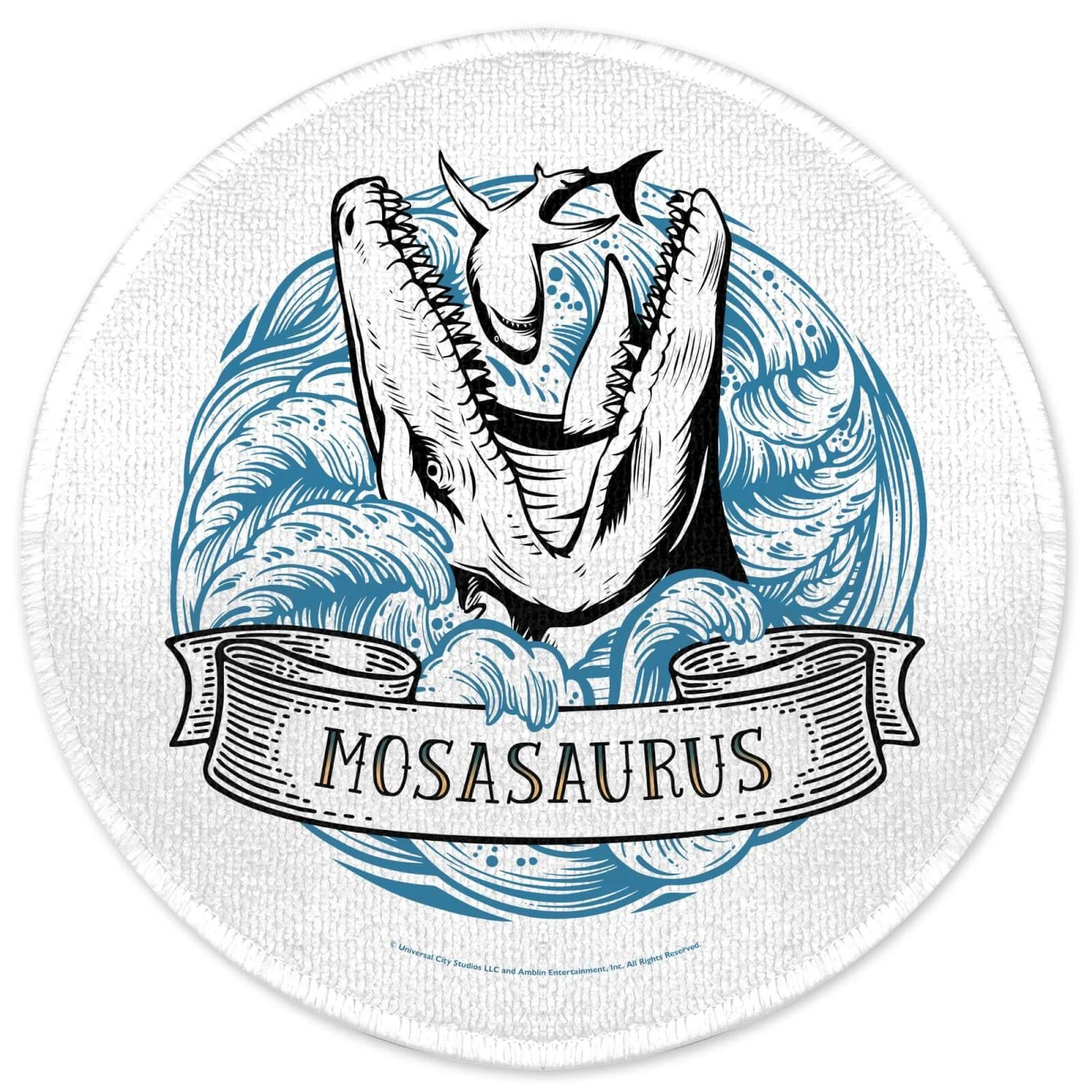 Jurassic Park Mosasaurus Round Bath Mat 3 Jurassic Park Mosasaurus Round Bath Mat